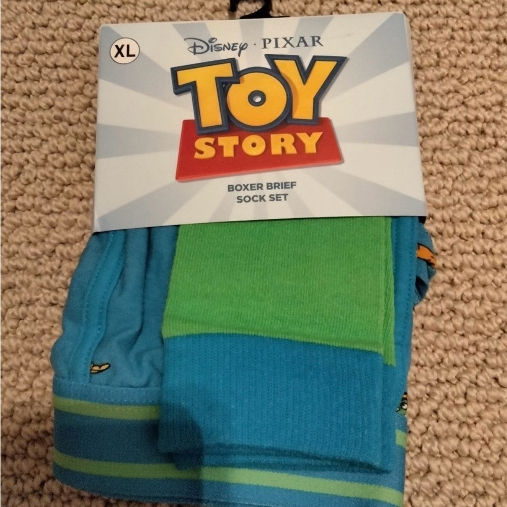 Toy Story Mens Boxer Brief and Sock Set
